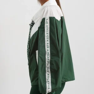 Outlet Aje ATHLETICA Logotape Spray Jacket 762 Pine Green White