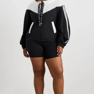 Sale Aje ATHLETICA Logotape Spray Jacket 762 Black/White