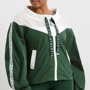 Outlet Aje ATHLETICA Logotape Spray Jacket 762 Pine Green White