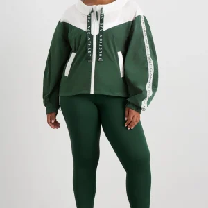 Outlet Aje ATHLETICA Logotape Spray Jacket 762 Pine Green White