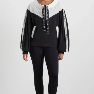 Sale Aje ATHLETICA Logotape Spray Jacket 762 Black/White