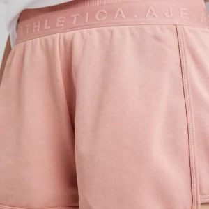 Shop Aje ATHLETICA Logotape Sweat Shorts 604 Sunset Pink