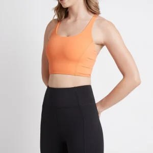 Fashion Aje ATHLETICA Long Bike Shorts 606 Black/Tangerine Orange