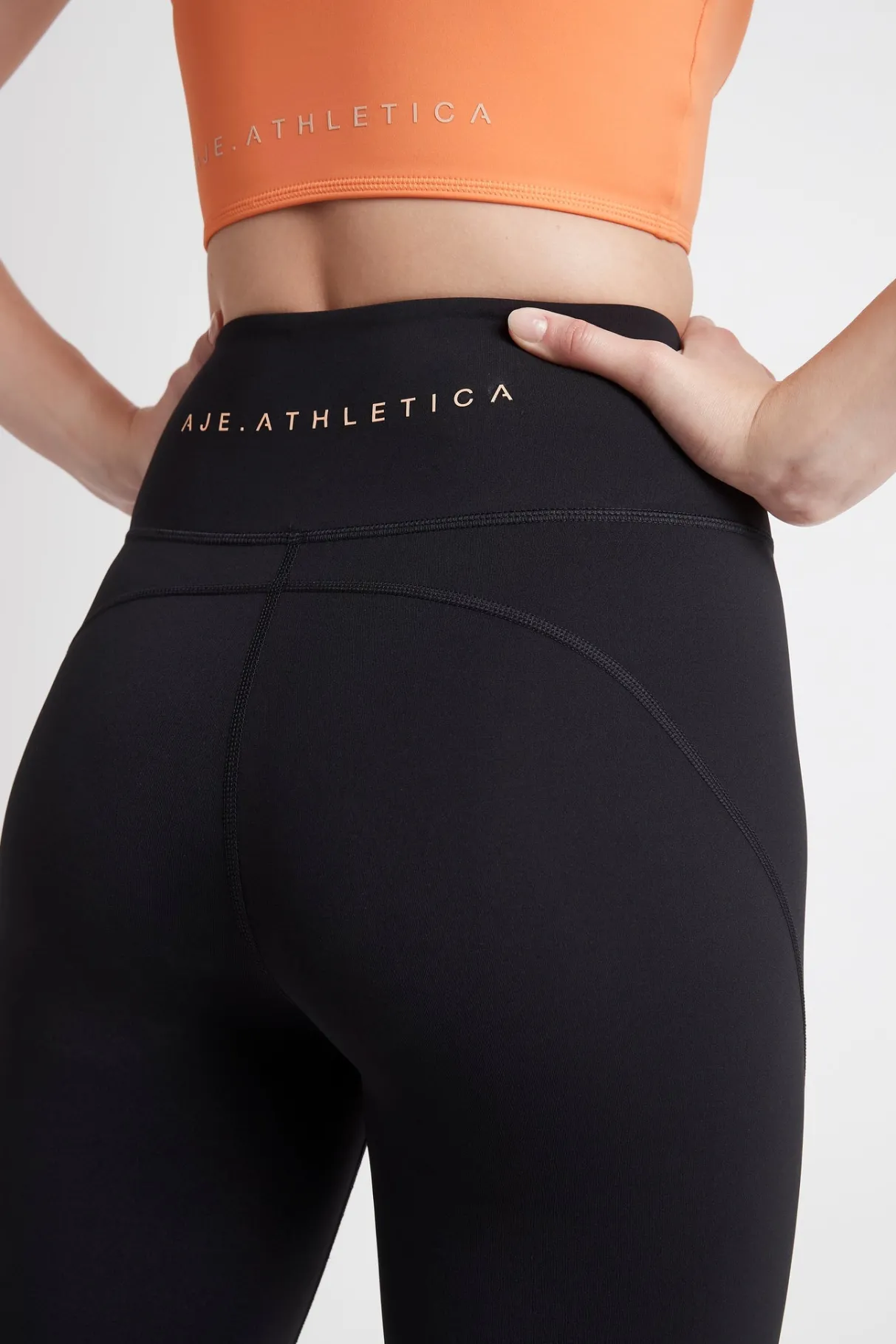 long_bike_shorts__4-1.webp Fashion Aje ATHLETICA Long Bike Shorts 606 Black/Tangerine Orange