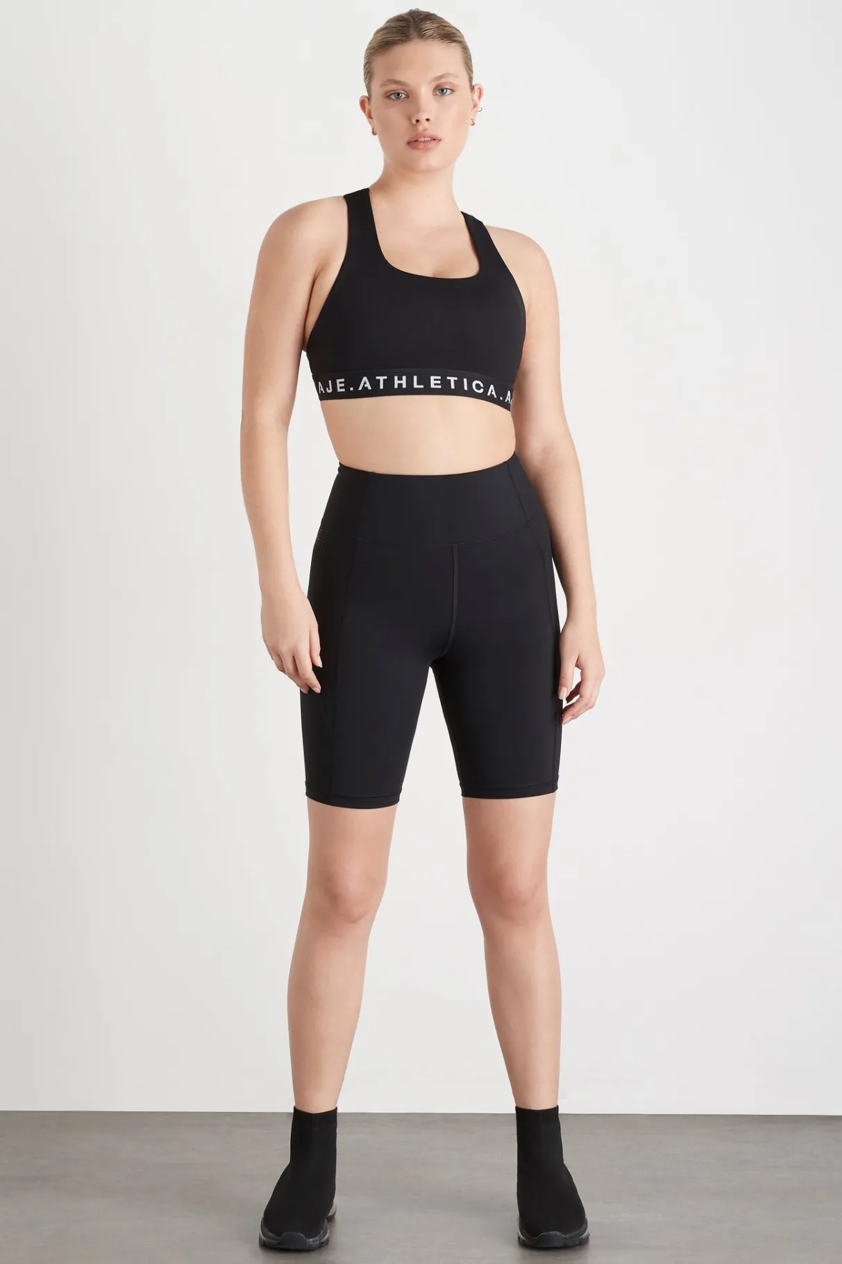long_bike_shorts__6.webp Best Sale Aje ATHLETICA Long Bike Shorts 606 Black