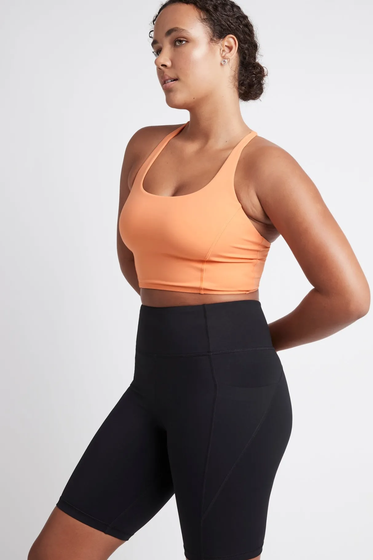long_bike_shorts__8-1.webp Fashion Aje ATHLETICA Long Bike Shorts 606 Black/Tangerine Orange