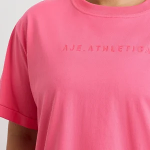 Outlet Aje ATHLETICA Long Classic Tee 102 Rouge Pink