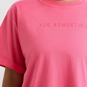 Outlet Aje ATHLETICA Long Classic Tee 102 Rouge Pink