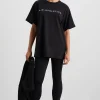 Discount Aje ATHLETICA Long Jersey Logo Tee 102 Black/White Logo