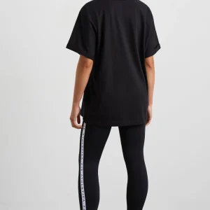Discount Aje ATHLETICA Long Jersey Logo Tee 102 Black/White Logo