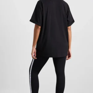 Discount Aje ATHLETICA Long Jersey Logo Tee 102 Black/White Logo