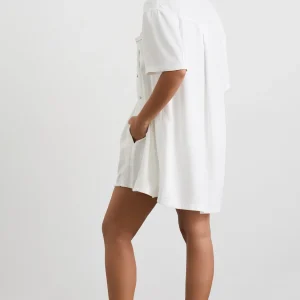 Online Aje ATHLETICA Long Line Shirt 425 White