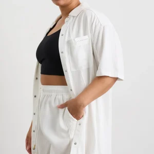 Online Aje ATHLETICA Long Line Shirt 425 White