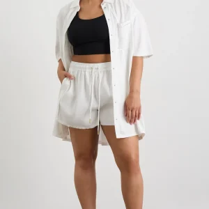 Online Aje ATHLETICA Long Line Shirt 425 White