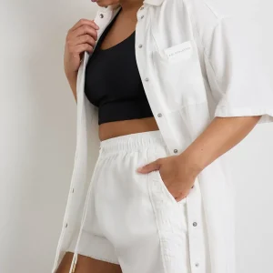 Online Aje ATHLETICA Long Line Shirt 425 White