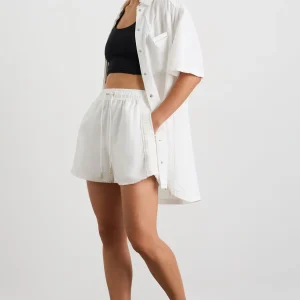 Online Aje ATHLETICA Long Line Shirt 425 White