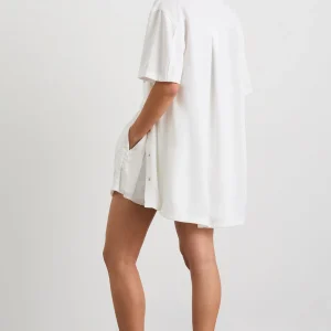 Online Aje ATHLETICA Long Line Shirt 425 White