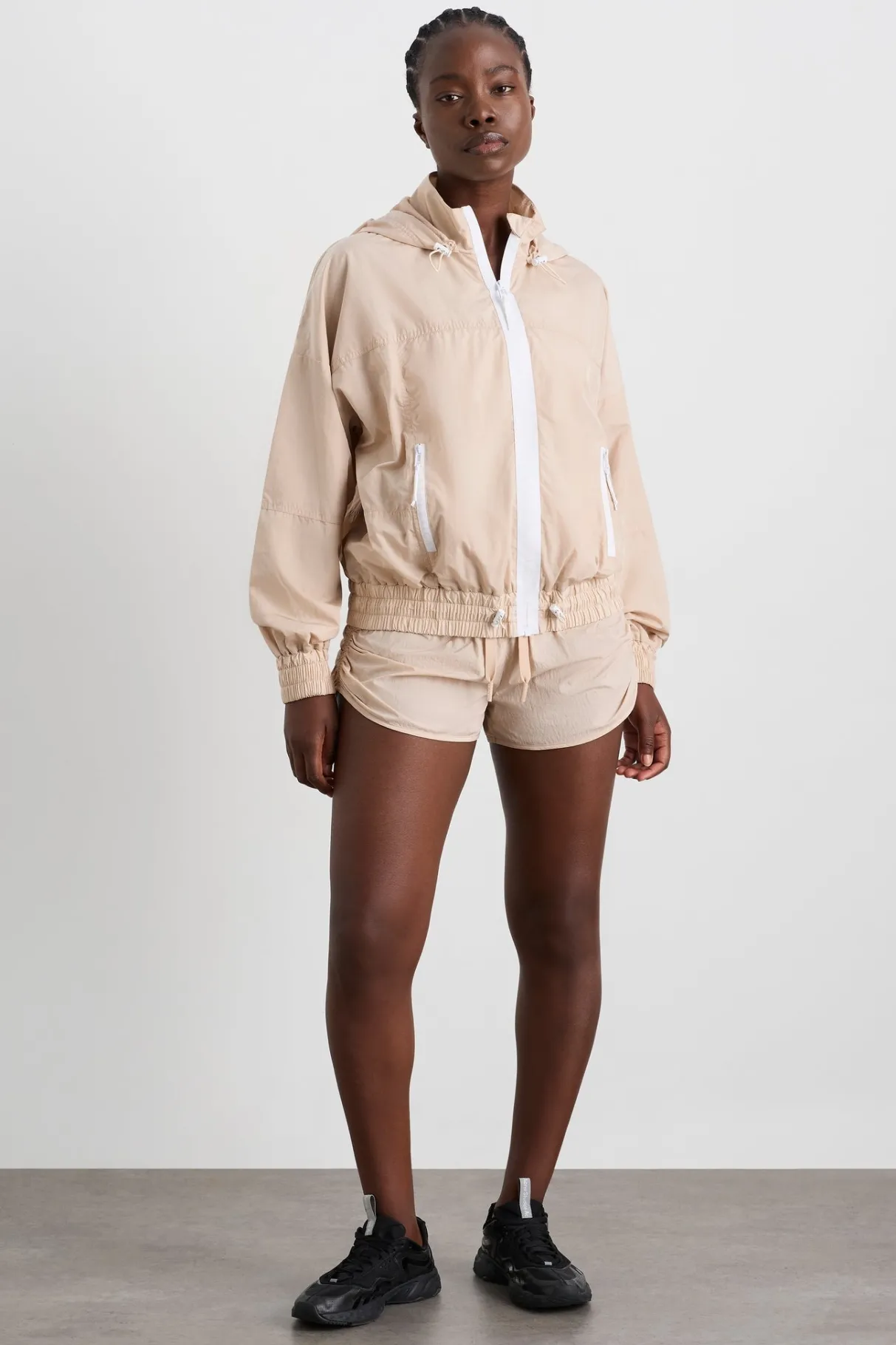 long_line_spray_jacket_2.webp Shop Aje ATHLETICA Long Line Spray Jacket Latte Beige