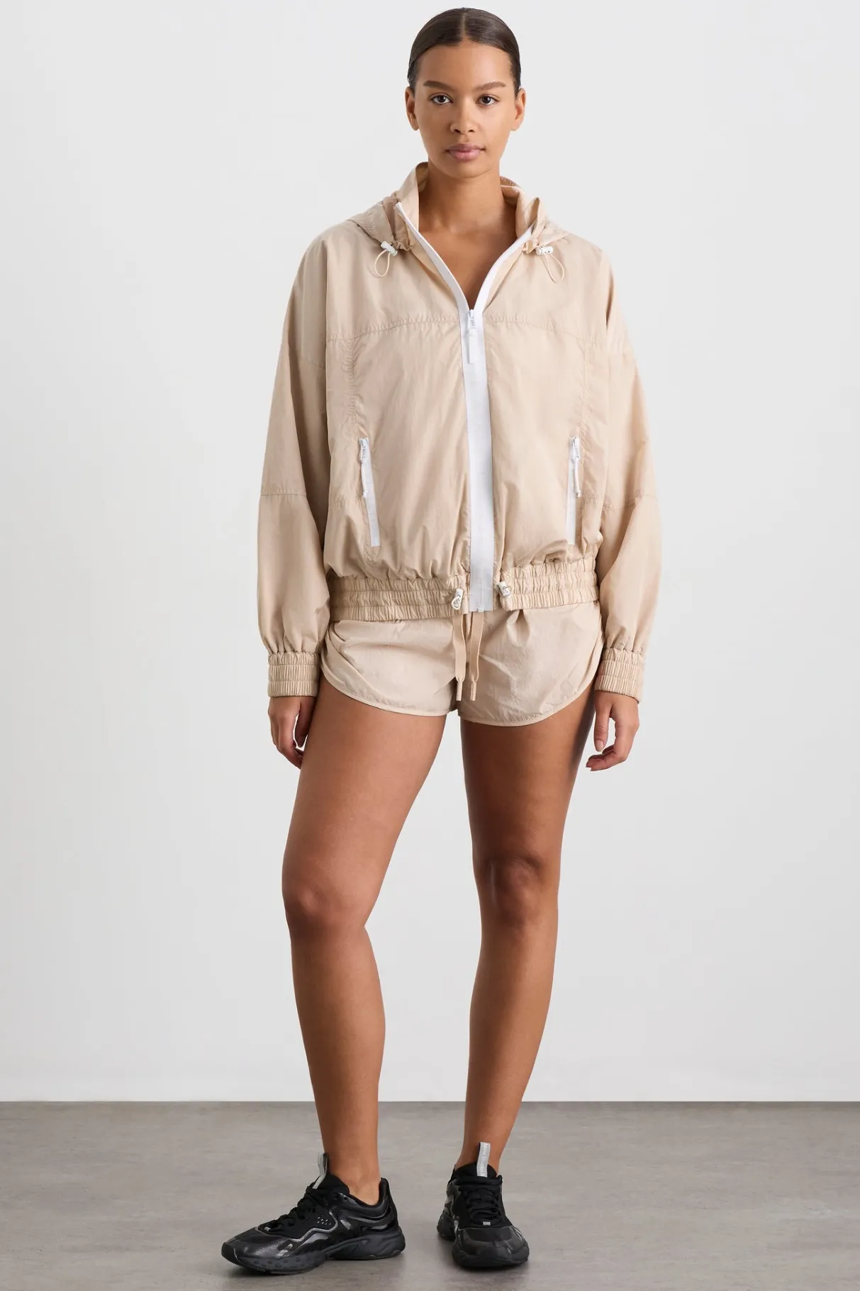 long_line_spray_jacket_7.webp Shop Aje ATHLETICA Long Line Spray Jacket Latte Beige