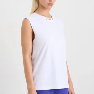 New Aje ATHLETICA Long Line Tank 101 White