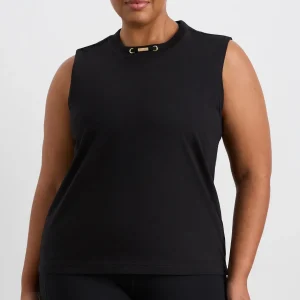 Flash Sale Aje ATHLETICA Long Line Tank 101 Black