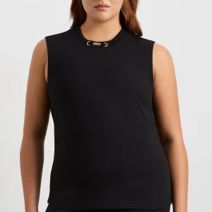 Flash Sale Aje ATHLETICA Long Line Tank 101 Black