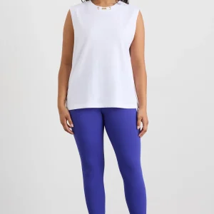 New Aje ATHLETICA Long Line Tank 101 White