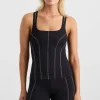 Outlet Aje ATHLETICA Long Line Top Stitch Tank 123 Black