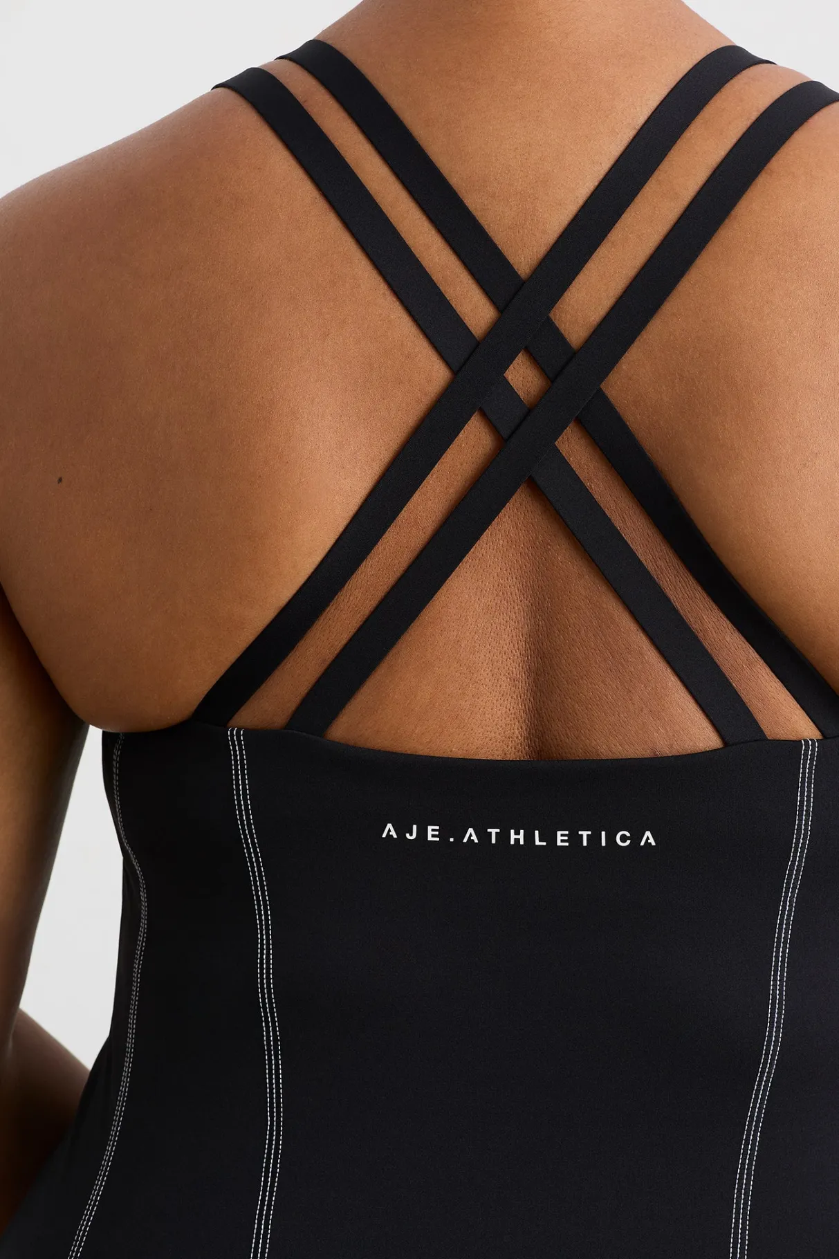 long_line_top_stitch_tank__11.webp Outlet Aje ATHLETICA Long Line Top Stitch Tank 123 Black