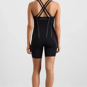 Outlet Aje ATHLETICA Long Line Top Stitch Tank 123 Black