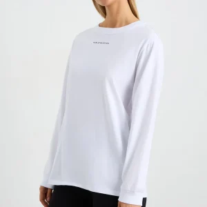 Cheap Aje ATHLETICA Long Sleeve Logo Tee 127 White