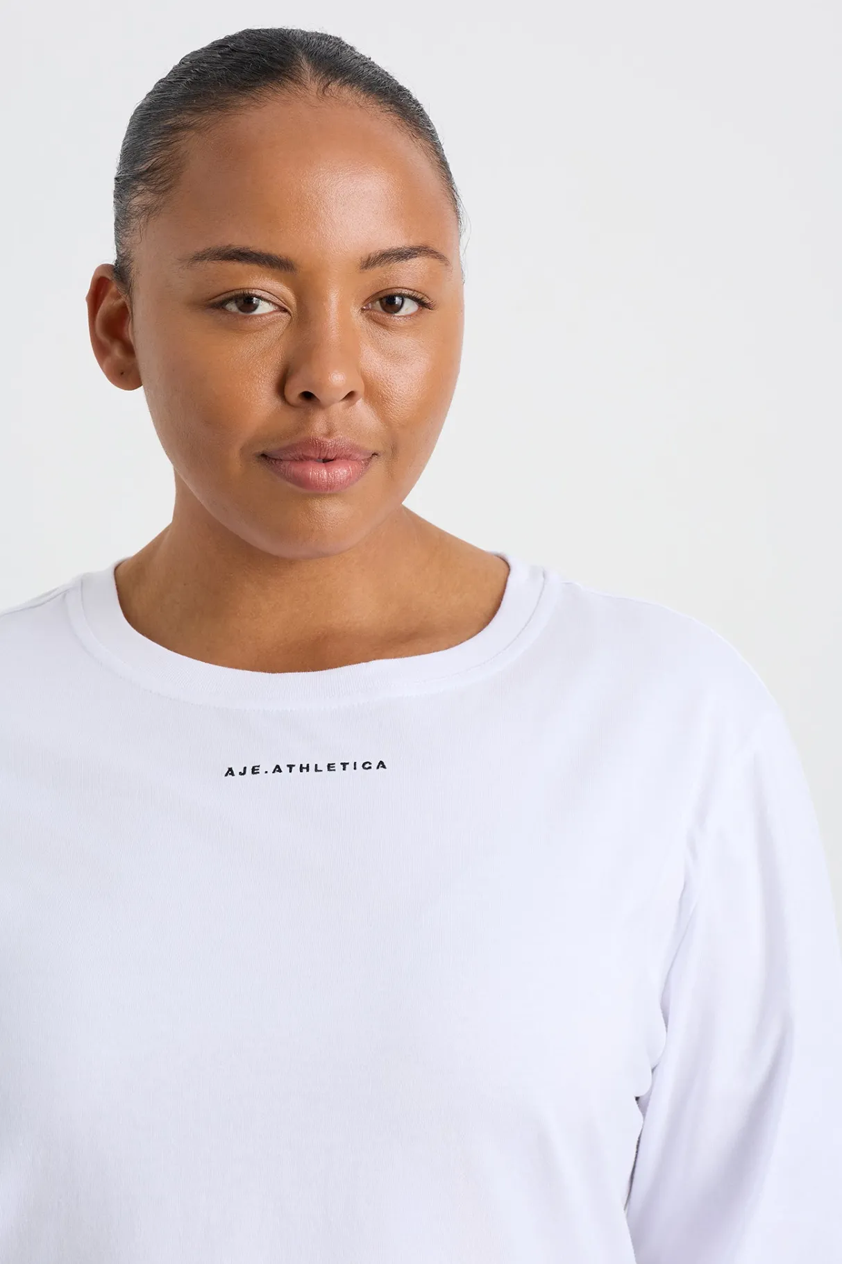 long_sleeve_logo_tee__12.webp Cheap Aje ATHLETICA Long Sleeve Logo Tee 127 White
