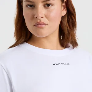 Cheap Aje ATHLETICA Long Sleeve Logo Tee 127 White