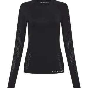Cheap Aje ATHLETICA Long Sleeve Training T-Shirt 110 Black