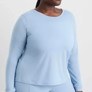 Flash Sale Aje ATHLETICA Long Sleeve Twist Tee 121 Steel Blue