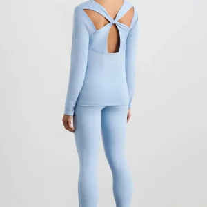 Flash Sale Aje ATHLETICA Long Sleeve Twist Tee 121 Steel Blue
