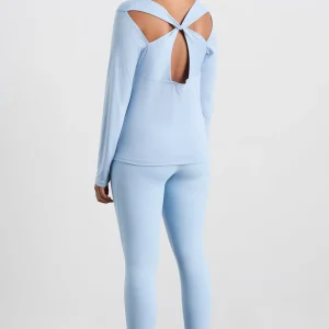 Flash Sale Aje ATHLETICA Long Sleeve Twist Tee 121 Steel Blue