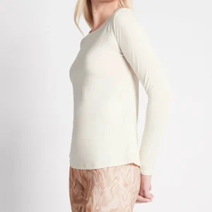Flash Sale Aje ATHLETICA Long Sleeve Yoga Top 121 Light Ivory