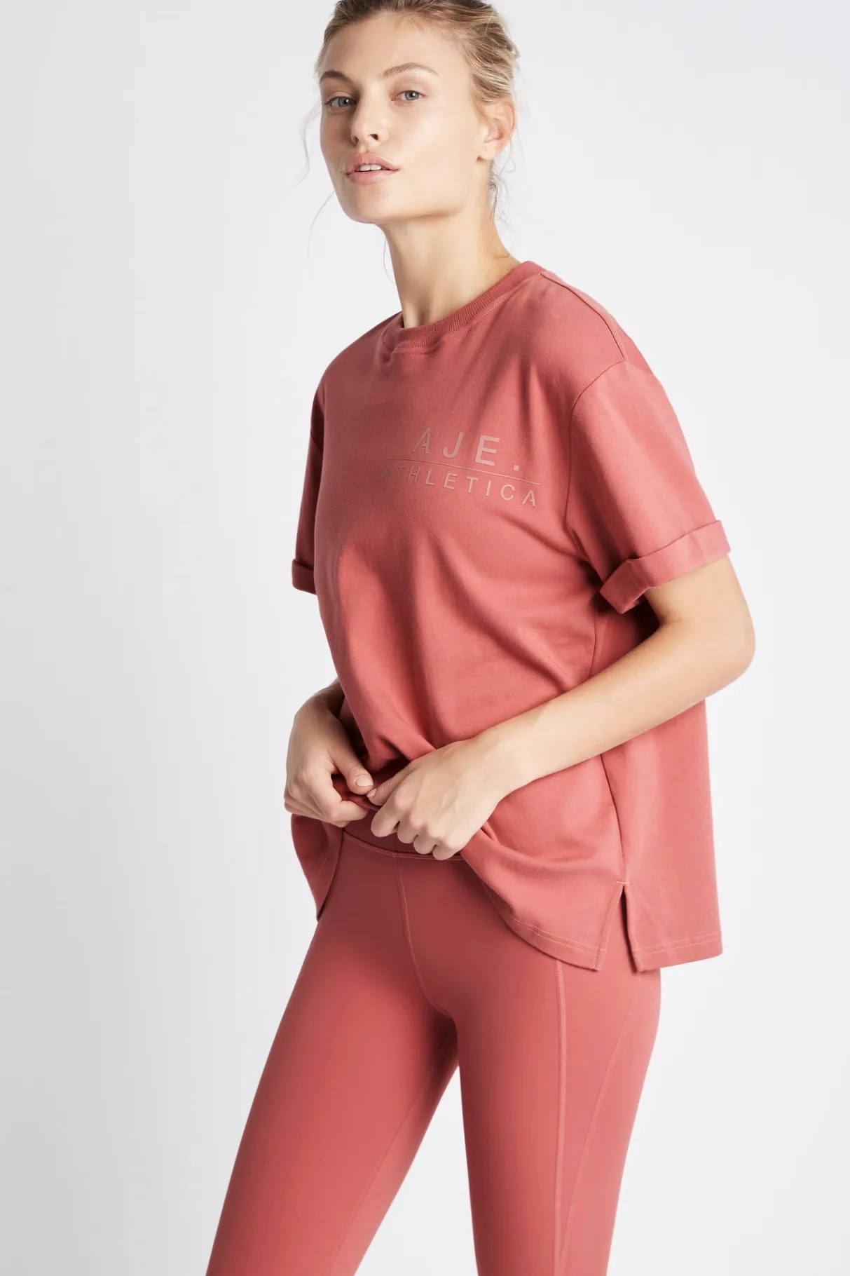 long_tshirt__2.webp Best Aje ATHLETICA Long T-Shirt 003 Dusty Rose