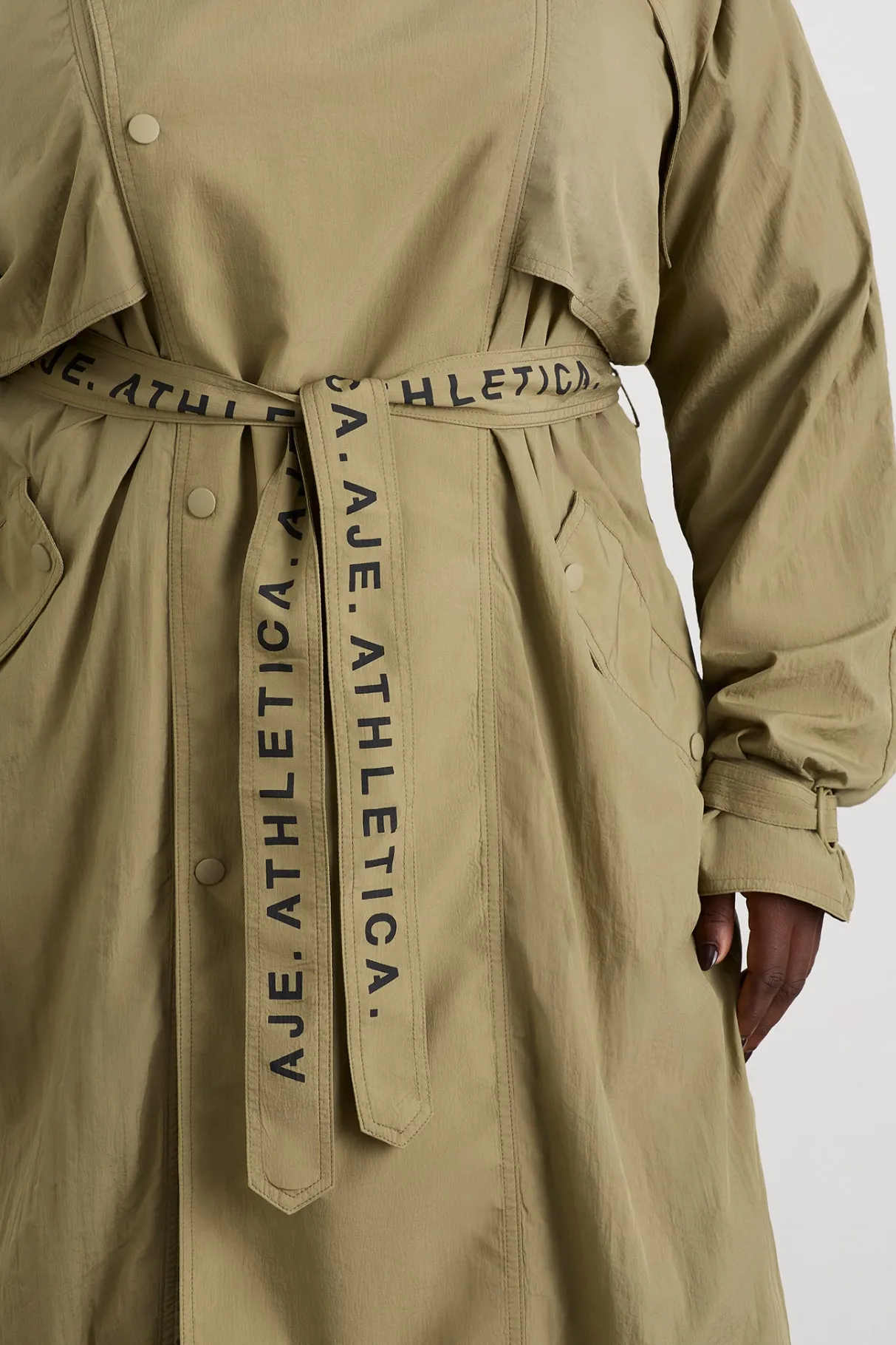 longline_belted_trench__13.webp Fashion Aje ATHLETICA Longline Belted Trench 703 Soft Khaki/Black