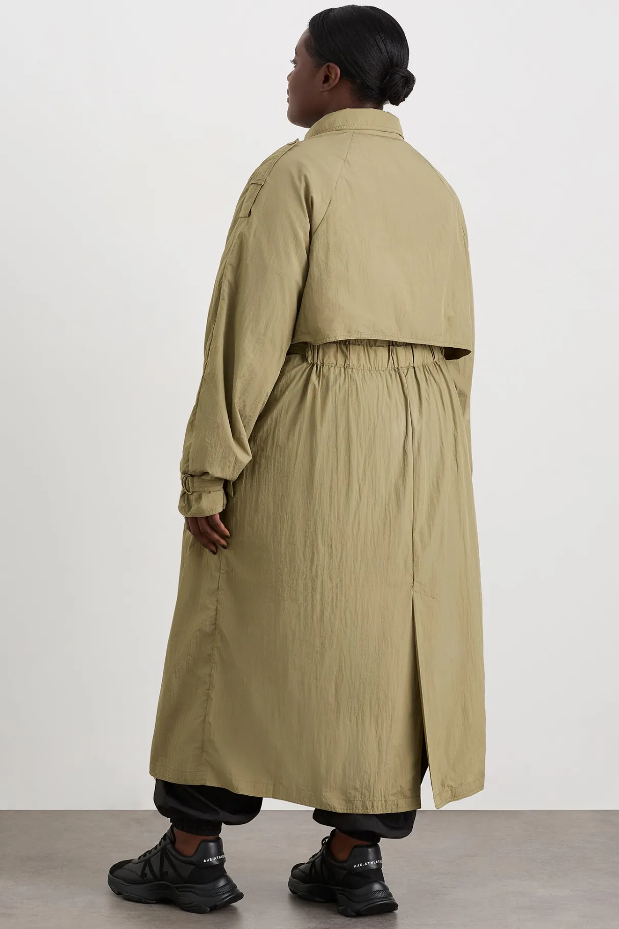 longline_belted_trench__14.webp Fashion Aje ATHLETICA Longline Belted Trench 703 Soft Khaki/Black