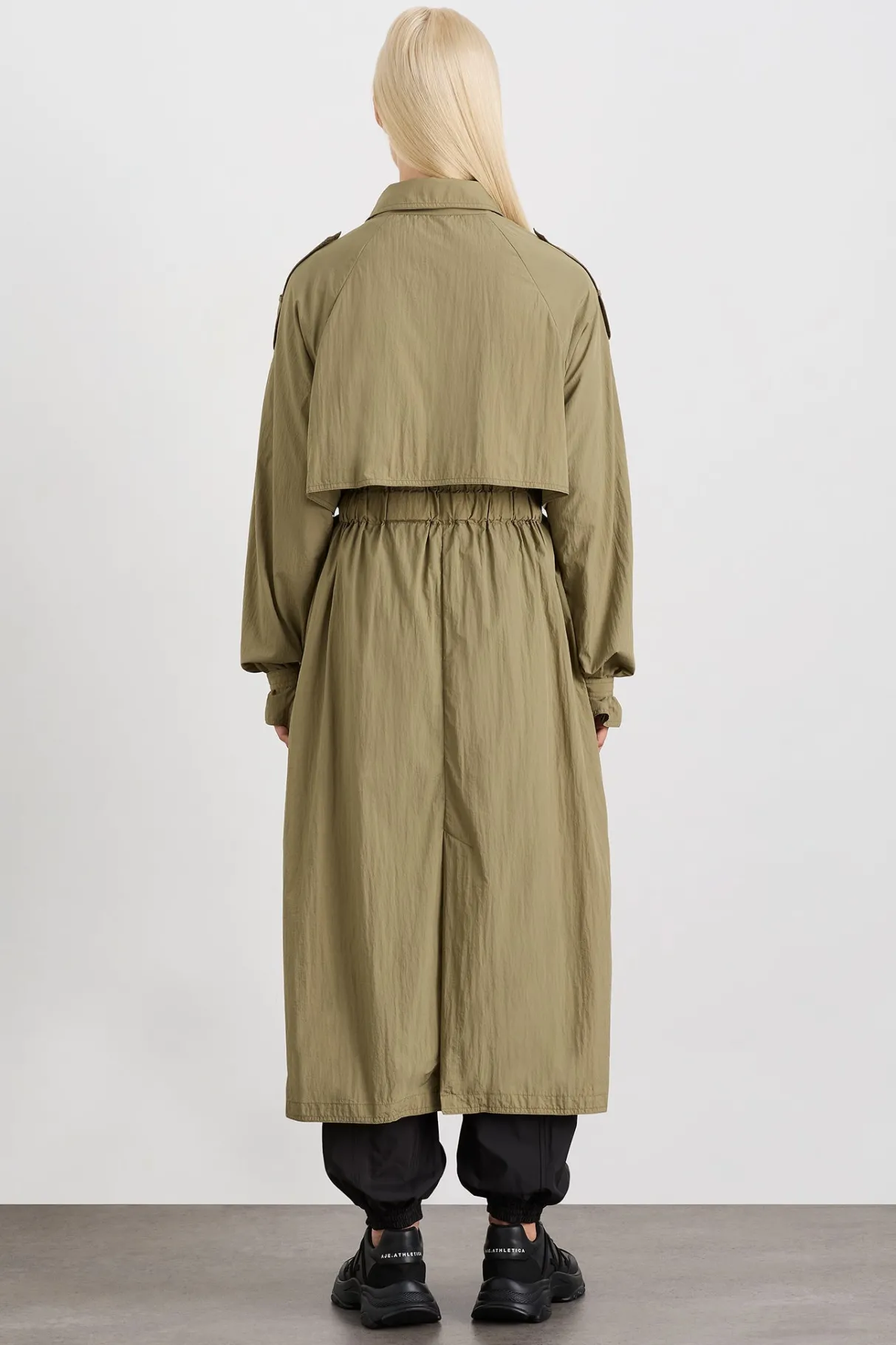 longline_belted_trench__5.webp Fashion Aje ATHLETICA Longline Belted Trench 703 Soft Khaki/Black