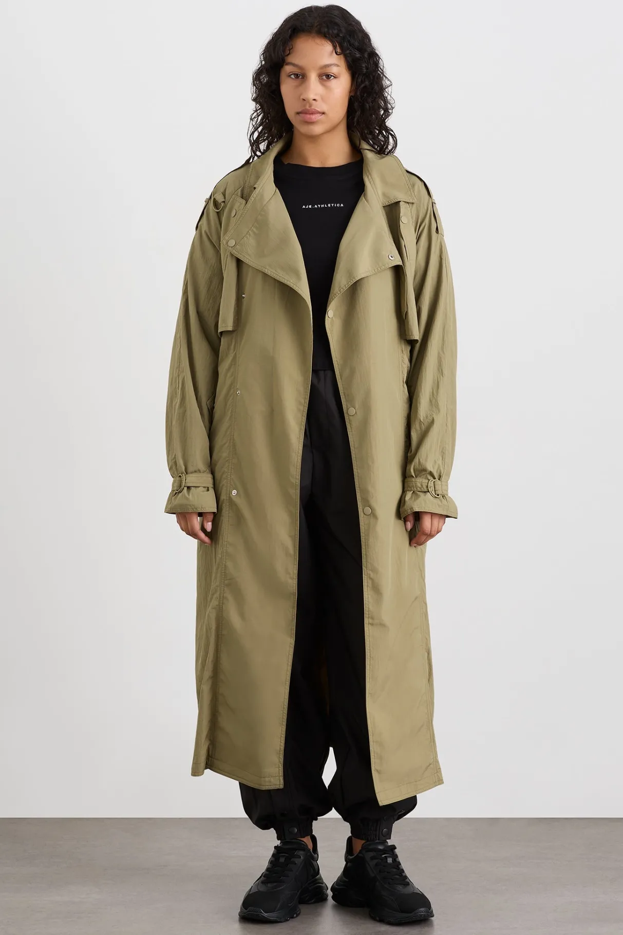 longline_belted_trench__7.webp Fashion Aje ATHLETICA Longline Belted Trench 703 Soft Khaki/Black