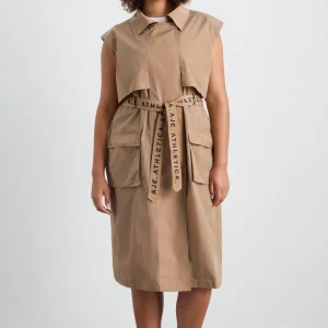 Online Aje ATHLETICA Longline Belted Vest 703 Natural Tan