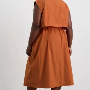 Shop Aje ATHLETICA Longline Belted Vest 703 Copper Orange