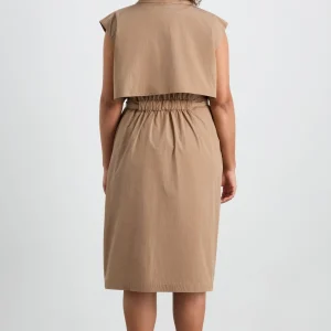 Online Aje ATHLETICA Longline Belted Vest 703 Natural Tan