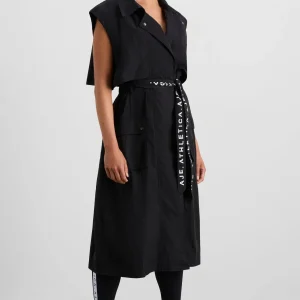 Cheap Aje ATHLETICA Longline Belted Vest 703 Black