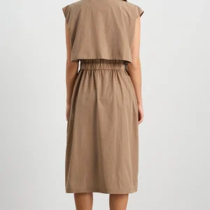 Online Aje ATHLETICA Longline Belted Vest 703 Natural Tan