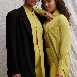 Cheap Aje ATHLETICA Longline Oversized Shirt 441 Solar Blaze
