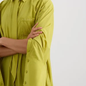Cheap Aje ATHLETICA Longline Oversized Shirt 441 Solar Blaze